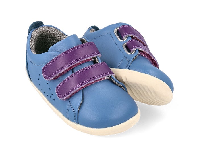 SU Grass Court Shoe in Elemental Blue And Purple Leather