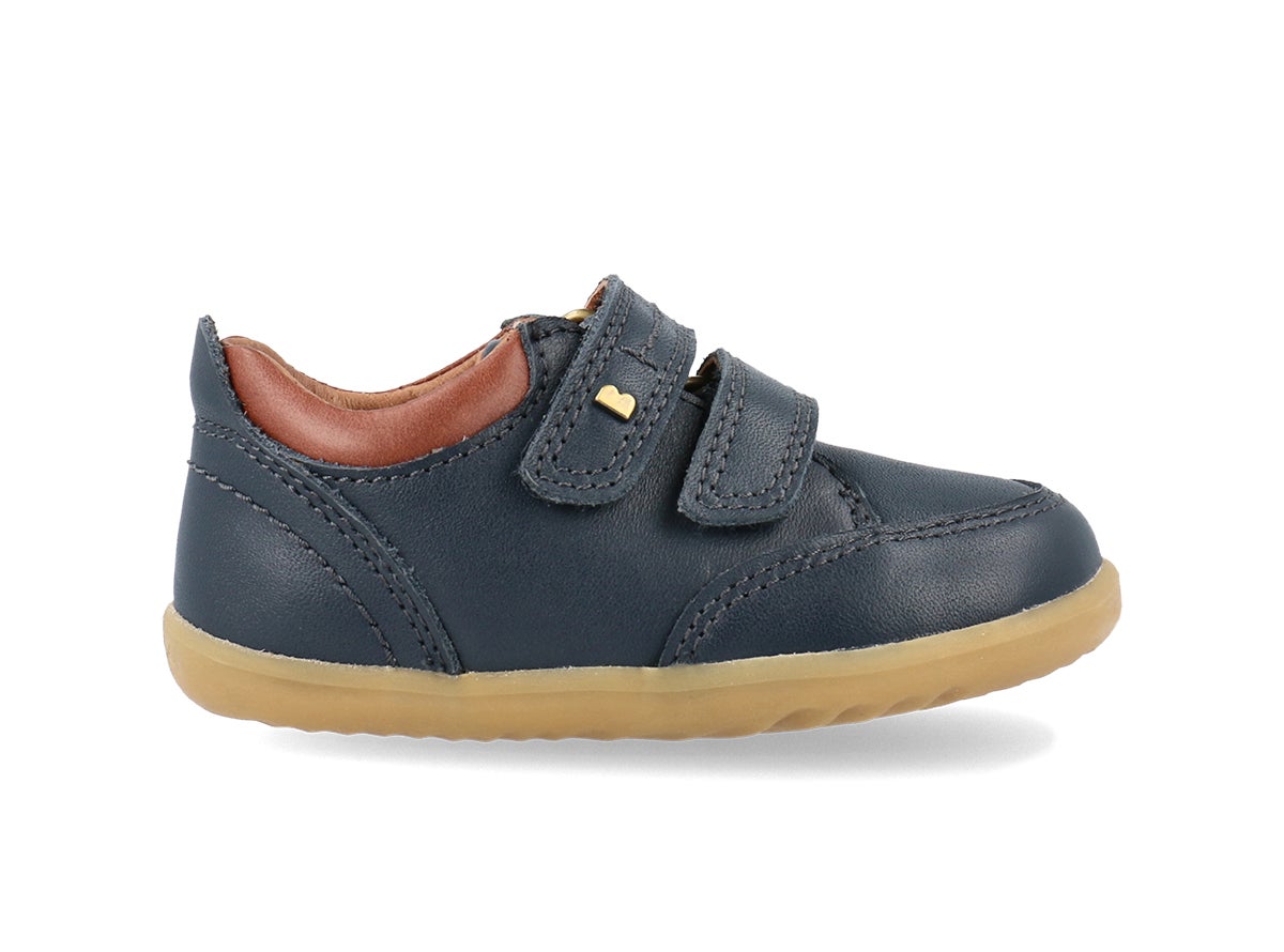 SU Timber Low Navy Leather First Shoe