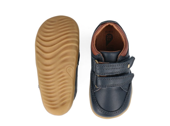 SU Timber Low Navy Leather First Shoe