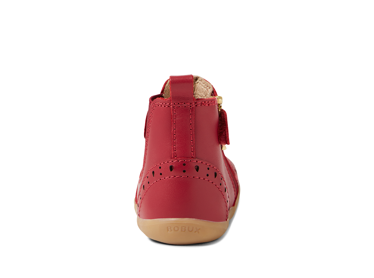 SU Billie Tibetan Red Leather Brogued Jodhpur Boot