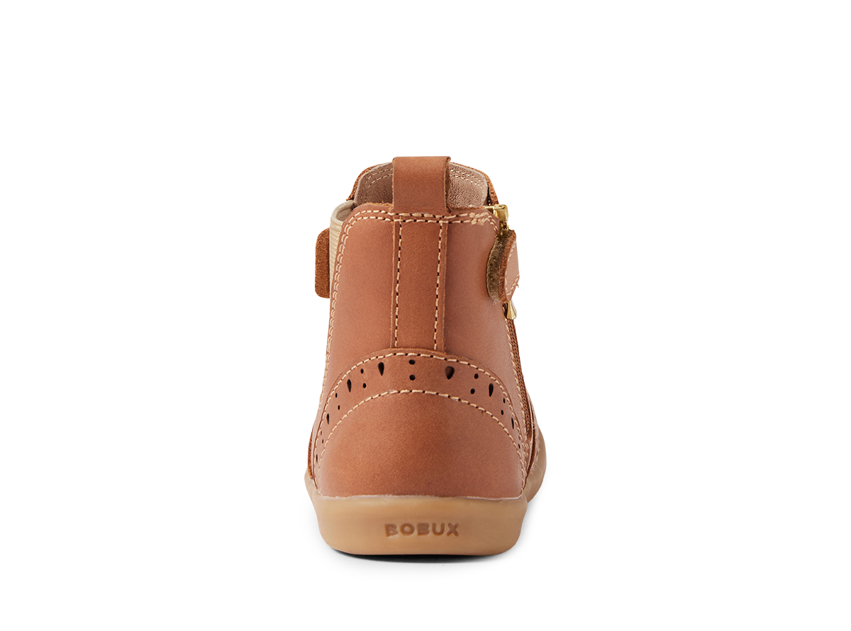 IW Billie Caramel Leather Brogued Jodhpur Boot