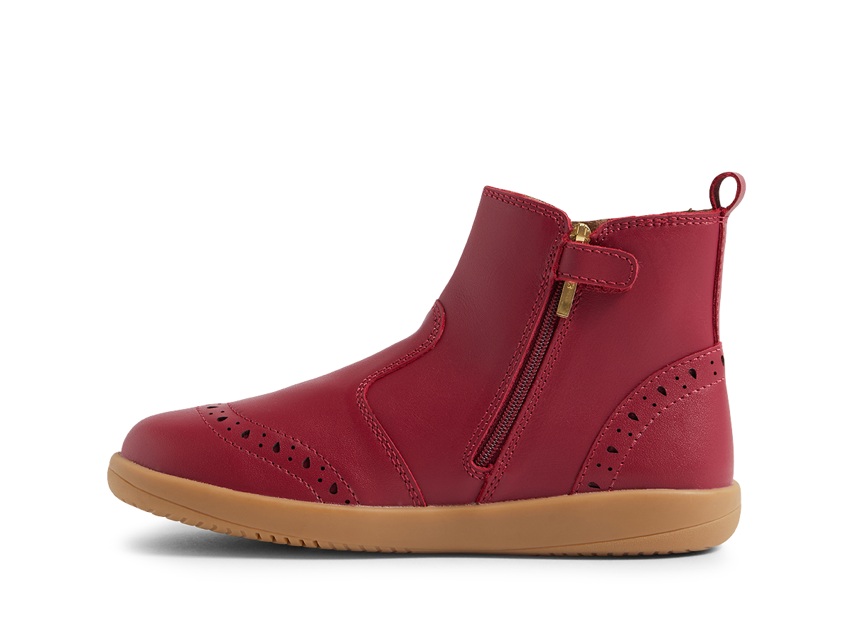 IW Billie Tibetan Red Leather Brogued Jodhpur Boot