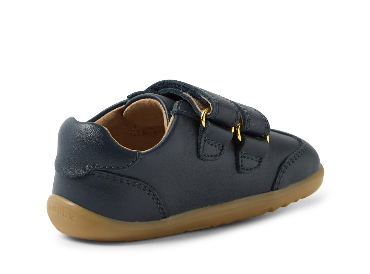 SU Buggie Navy Leather First Shoe