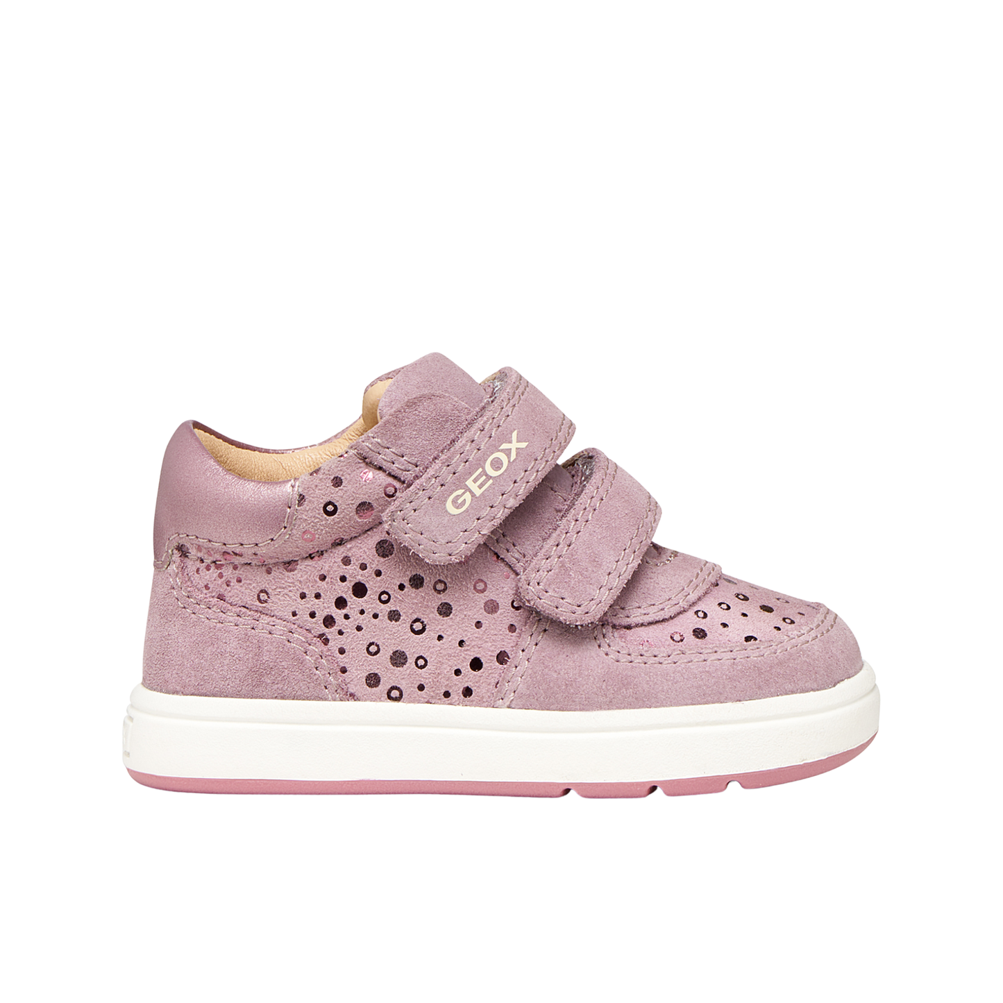 Baby Biglia Dark Pink Nubuk Leather First Shoe