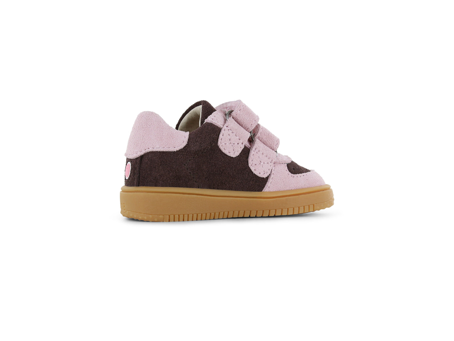 Pink/Brown Suede Sneaker