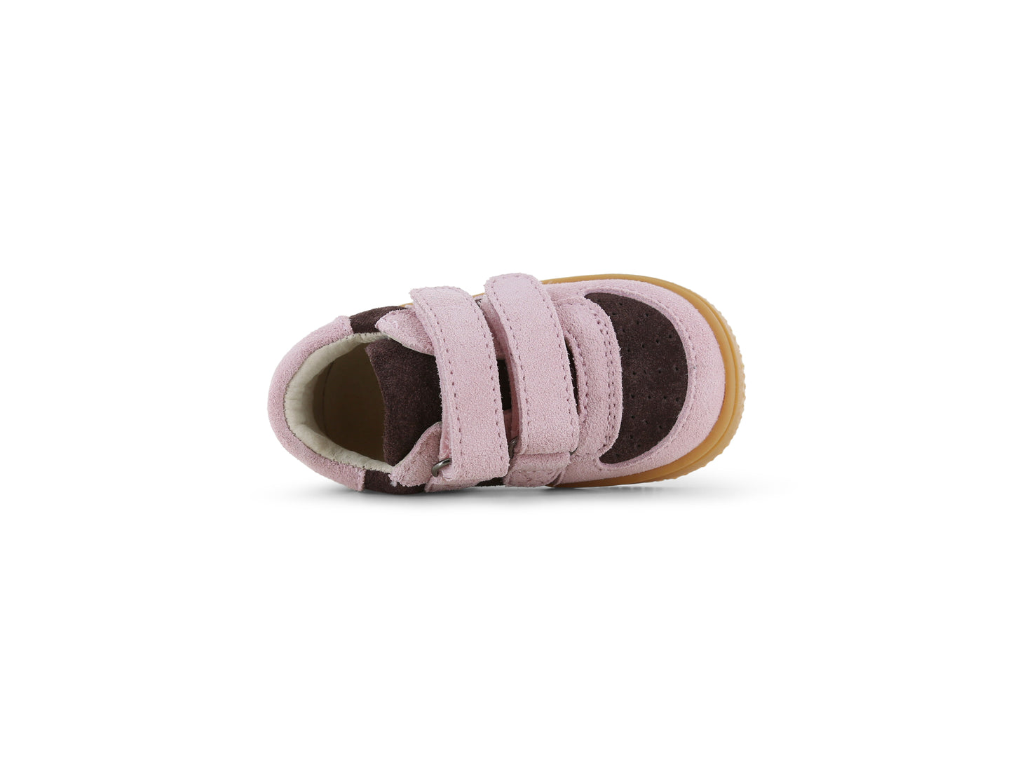 Pink/Brown Suede Sneaker