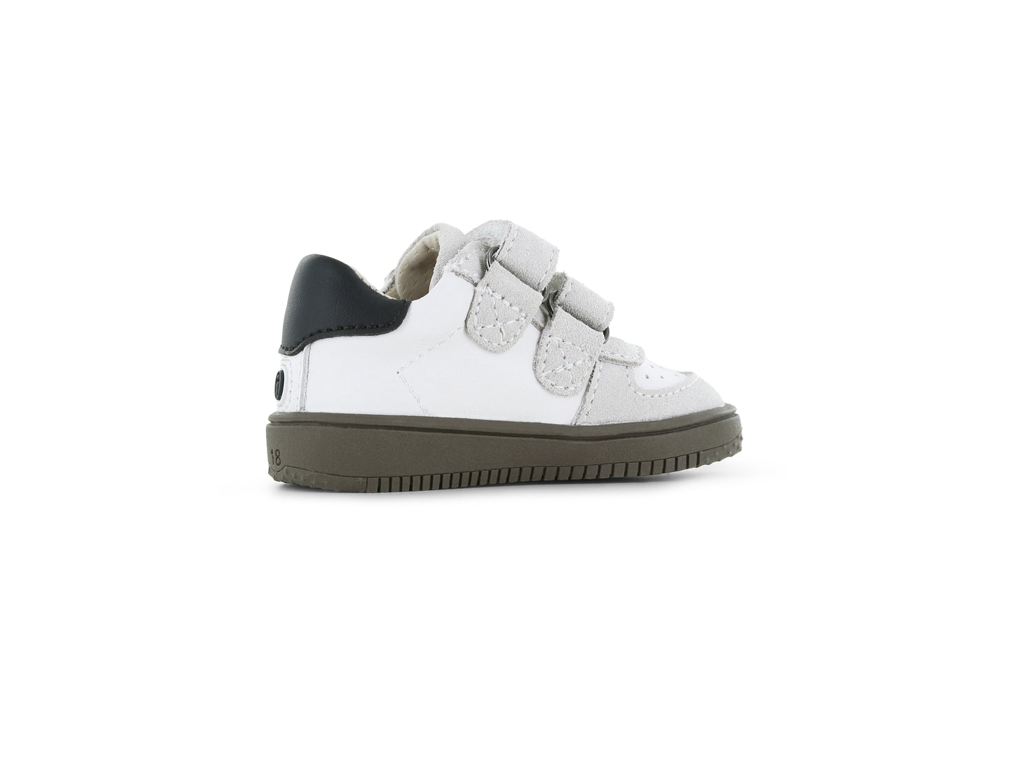 Beige White Black Suede Sneaker