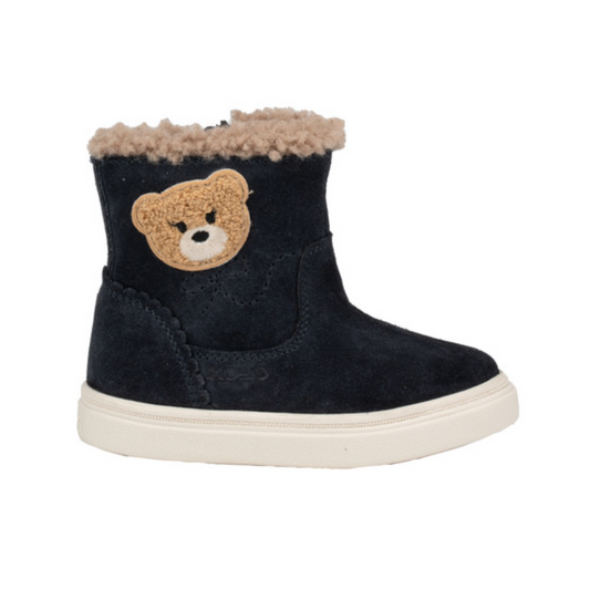 Baby Nashik Navy Suede Warm Lined Boot