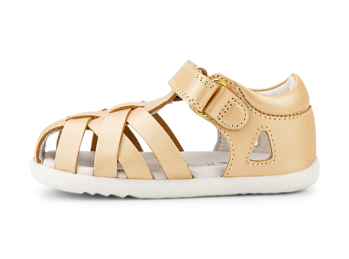 SU Tropicana II Water Safe Leather Sandal in Pale Gold