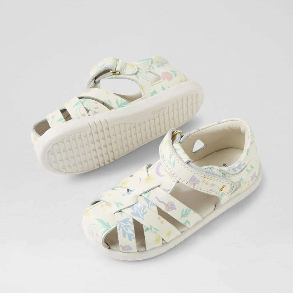 IW Tropicana II Water Safe Leather Sandal in White Floral