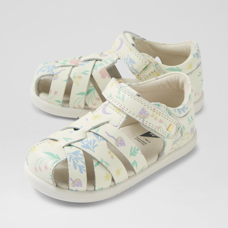 IW Tropicana II Water Safe Leather Sandal in White Floral