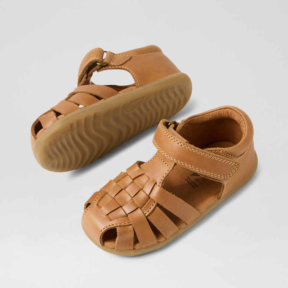 SU Harbour First Sandal in Caramel Leather