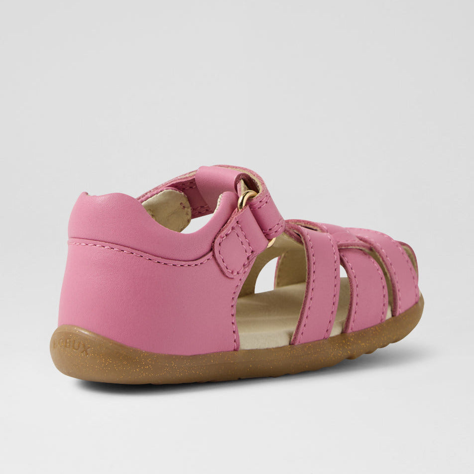 SU Skip Twist First Sandal in Cashmere Rose Leather