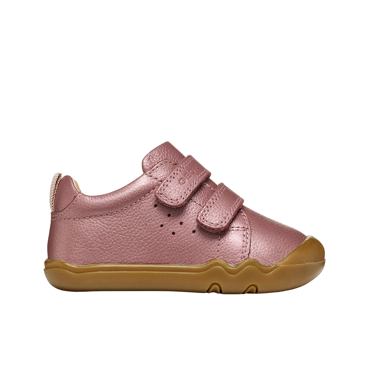 Baby Steppieup Dark Rose Leather Barefoot First Shoe