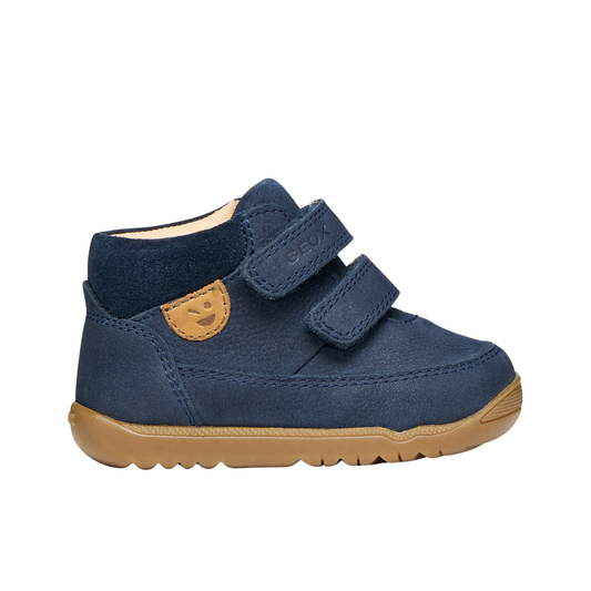 Baby Macchia Navy Leather Toddler Boot