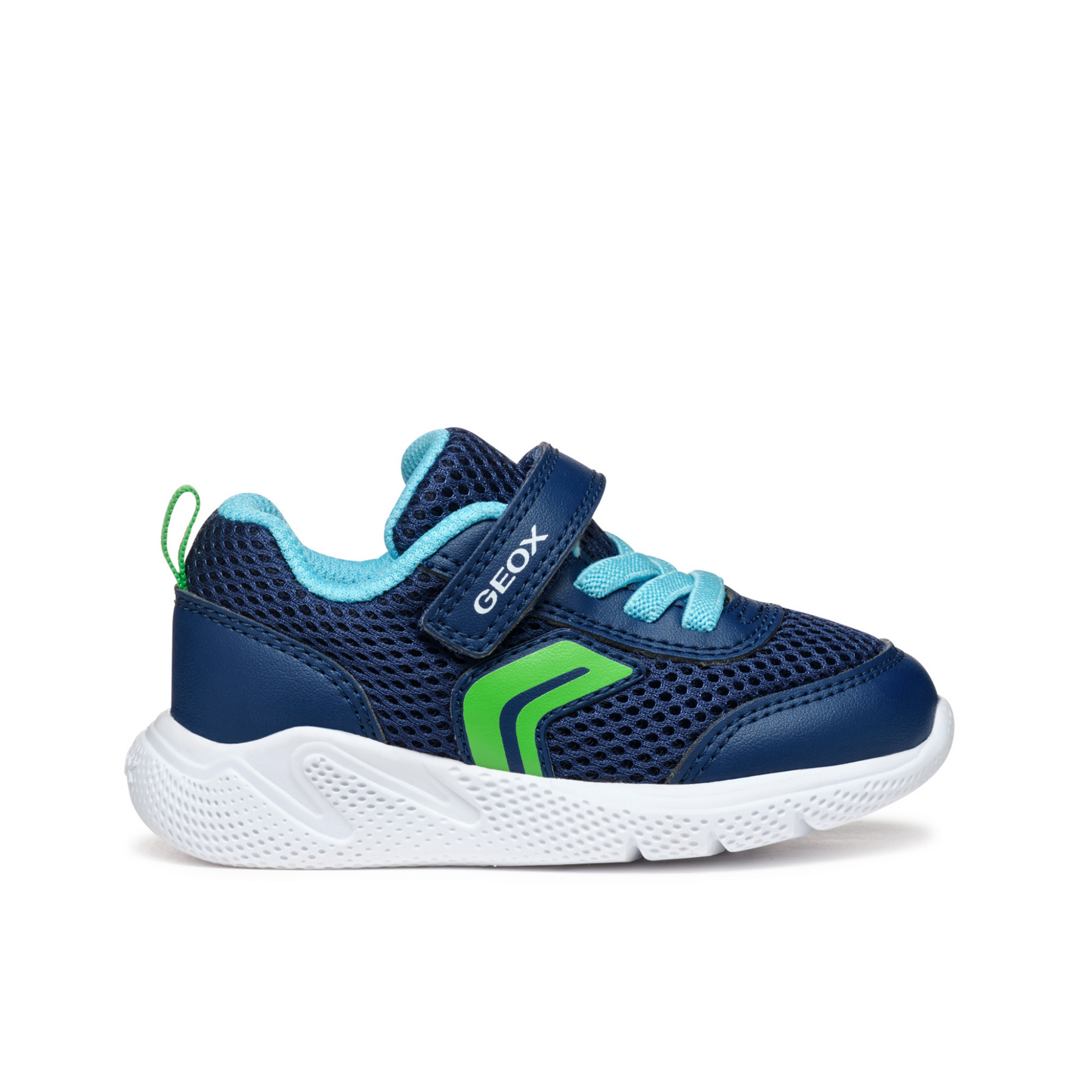 Sprintye Infant Boys Navy Light Green Trainer