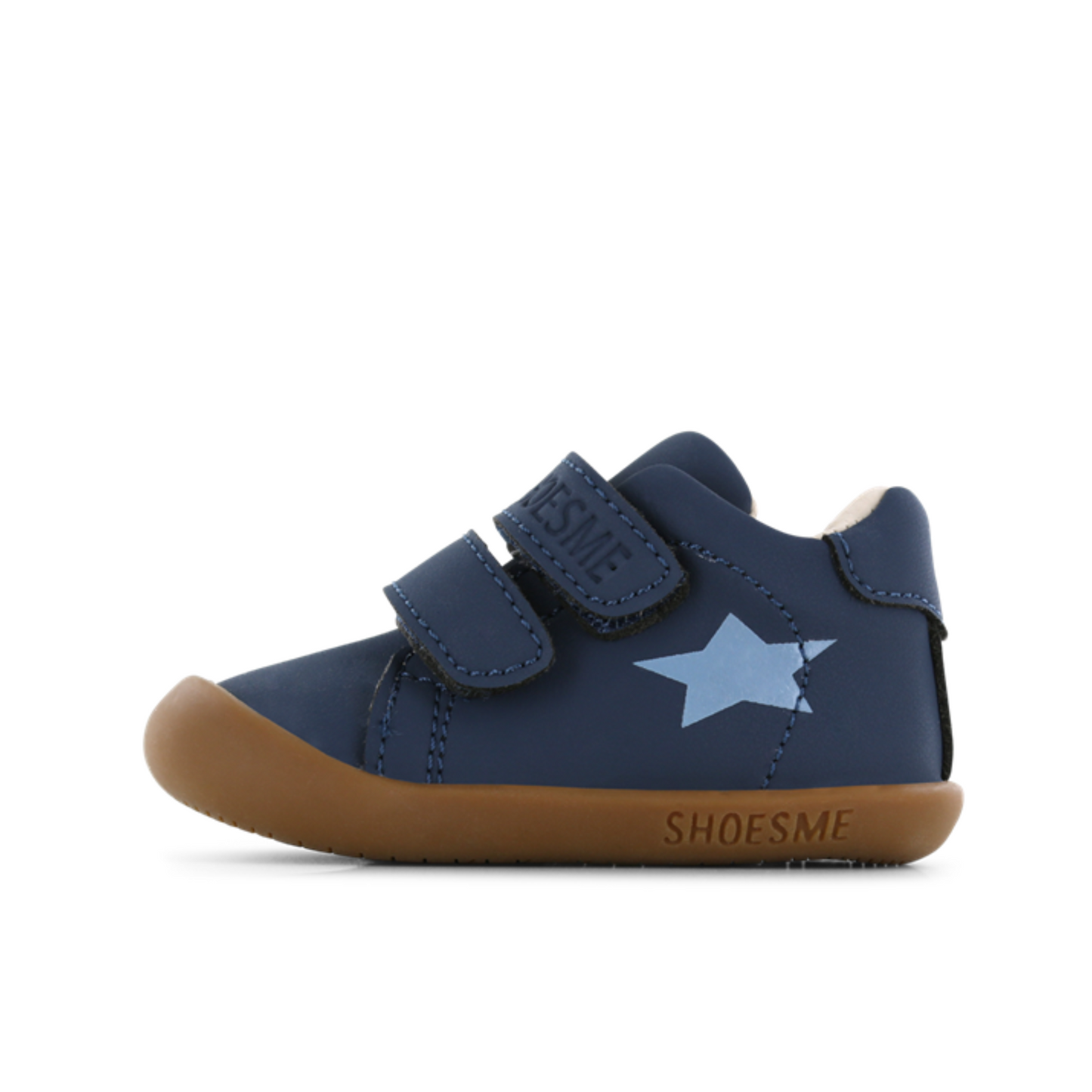 Baby-Flex Blue Leather Pre-Walker First Shoe