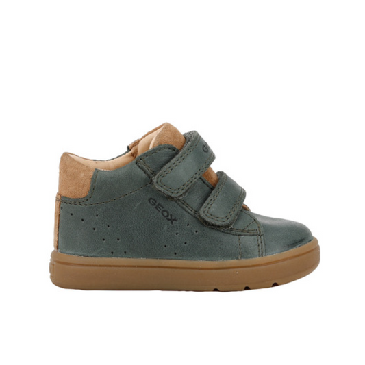 Biglia Baby Boys Dark Green Leather Shoe