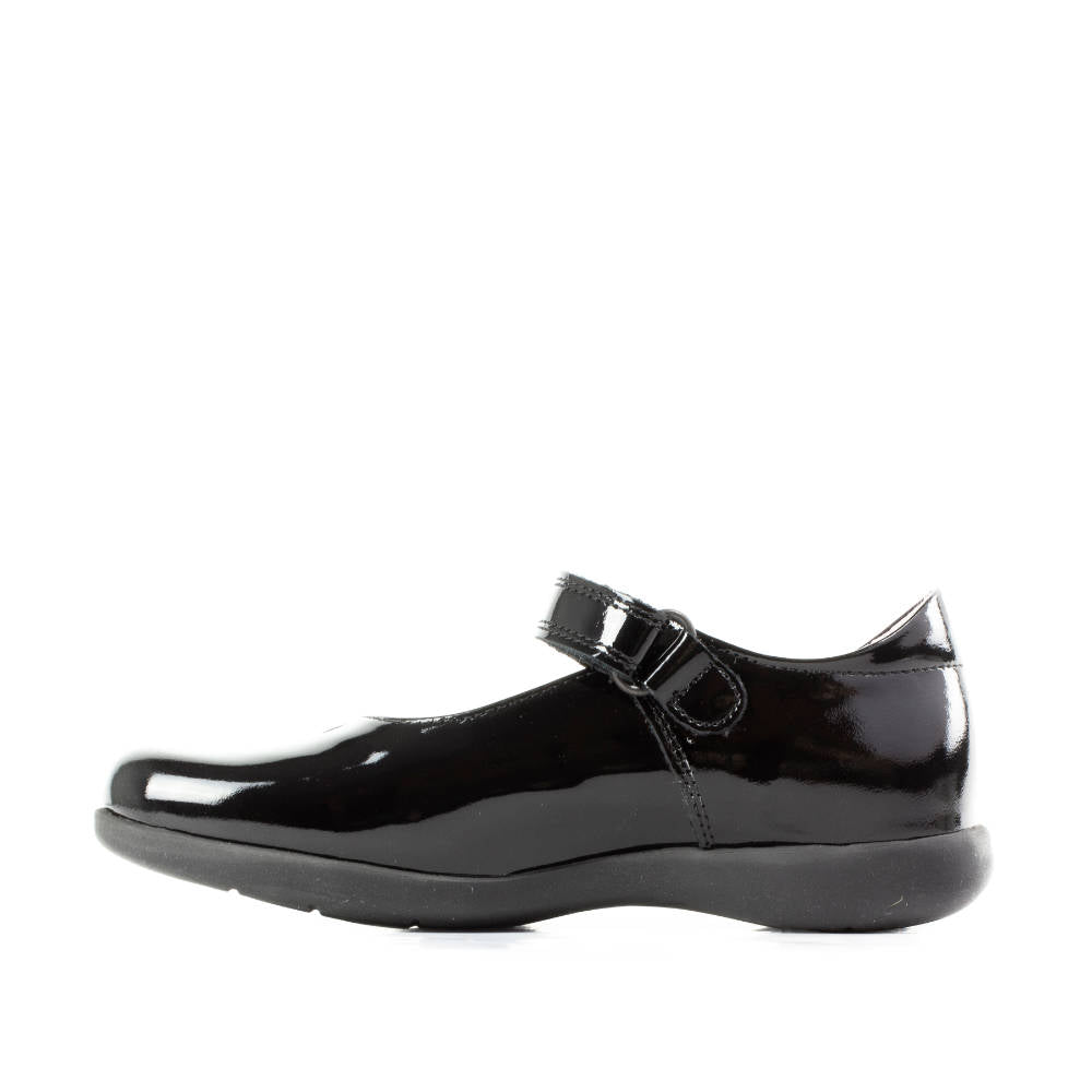 Bonnie Black Patent Leather Mary-Jane Girls School Shoe