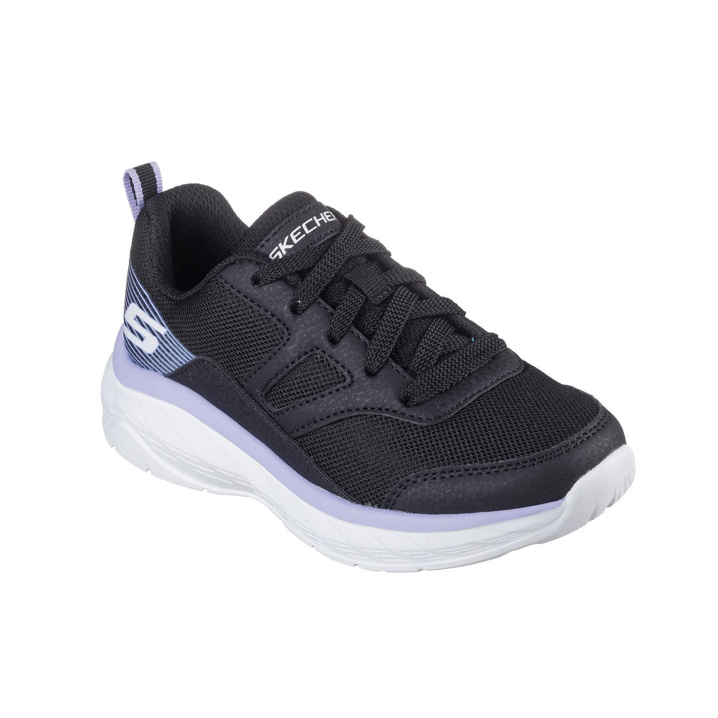 Boundless Unmatched Speed Black Lavender Lace Up Trainer