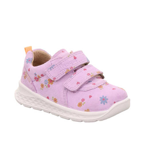 Breeze Lilac Floral Low Cut Sneaker Shoe