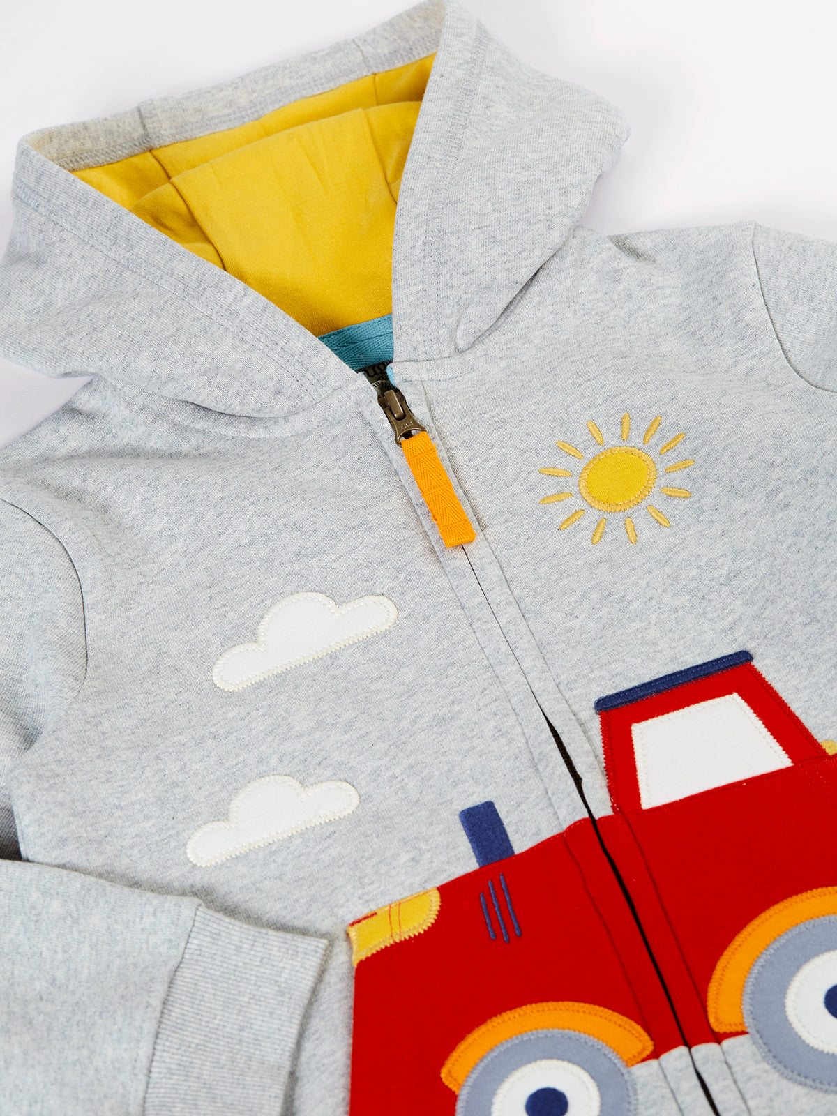 Carbis Grey Marl Tractor Hoodie