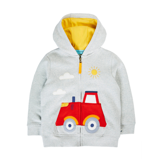 Carbis Grey Marl Tractor Hoodie