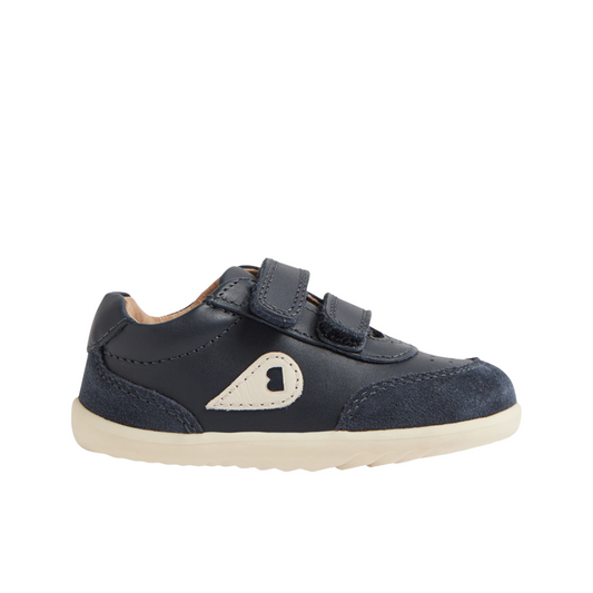 SU Champ Navy Leather First Walking Shoe