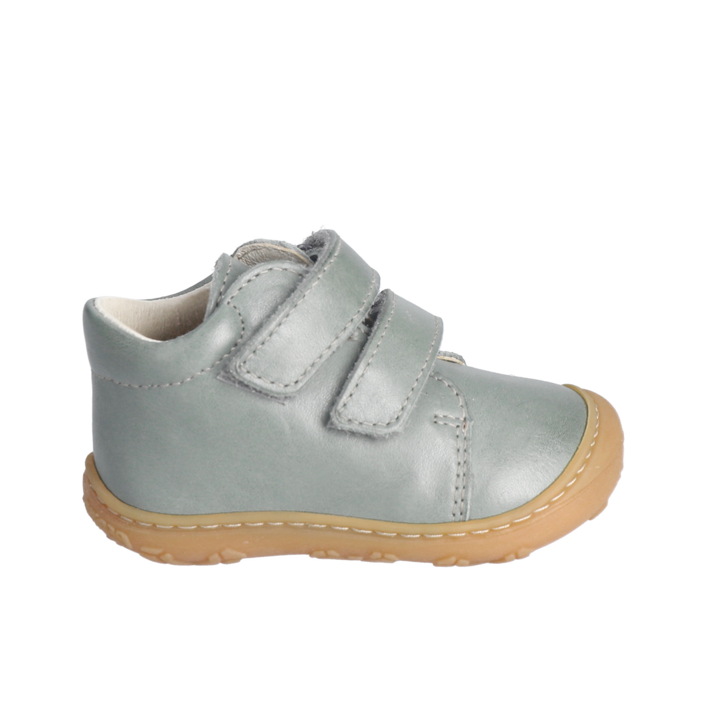 Chrisy Sage Leather Soft Sole First Shoe