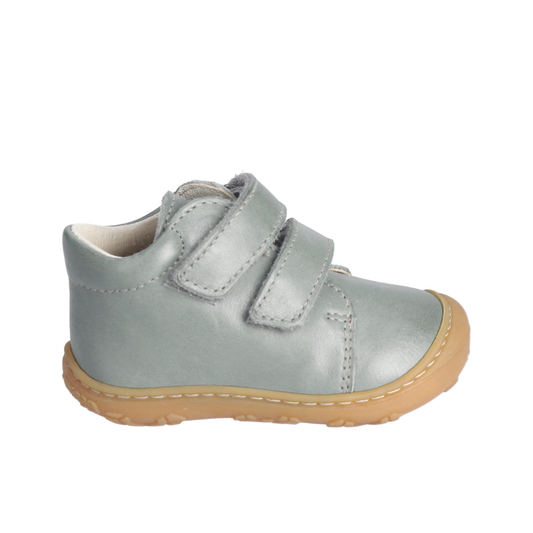 Chrisy Sage Leather Soft Sole First Shoe