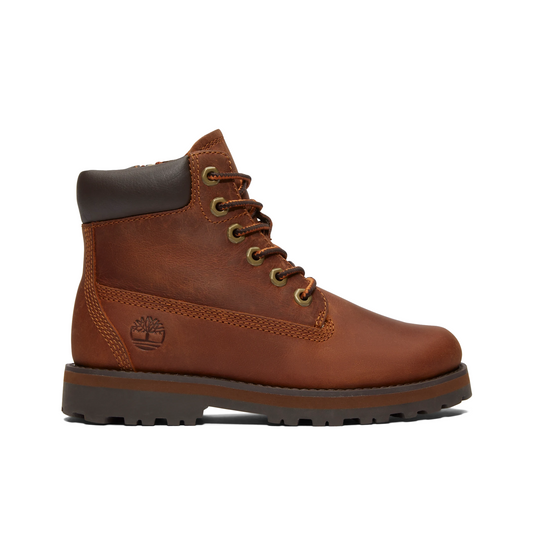 Courma Kid Brown Zip & Lace Boot