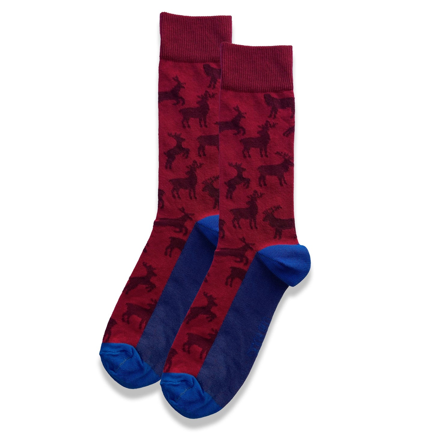 Men's Cotton Stag Christmas Socks