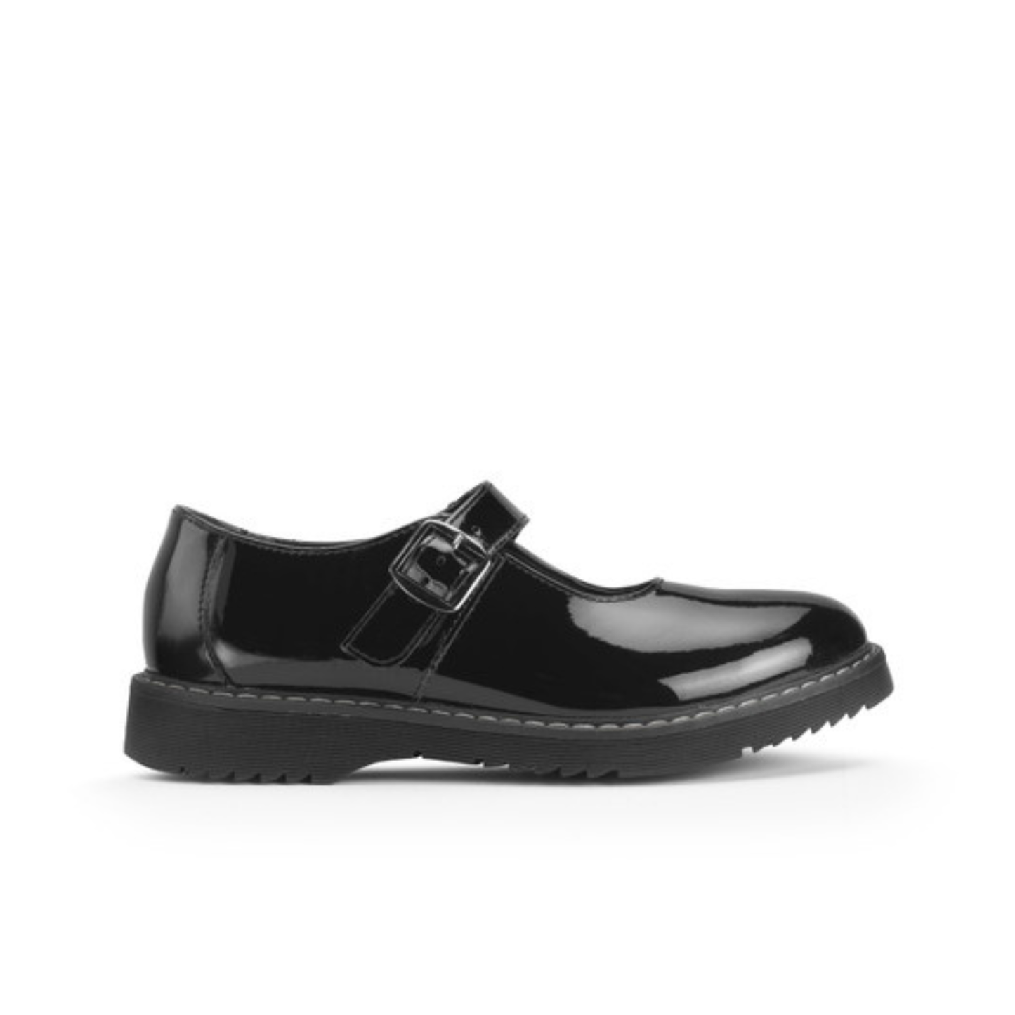 Embrace Black Patent Leather Mary Jane Girls School Shoe