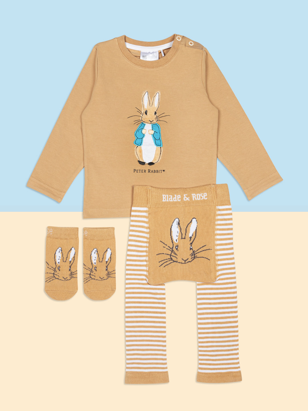 Peter Rabbit Neutral Collection Long Sleeve Top