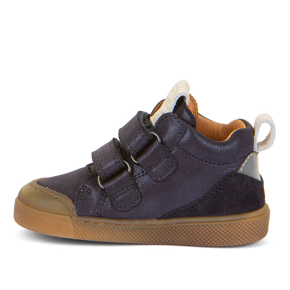 Rosario High Top Dark Blue Leather First Walking Boot