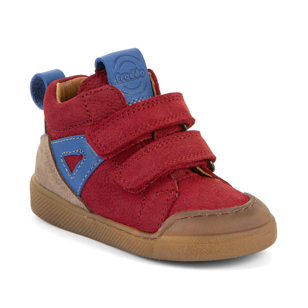 Rosario Red Leather Hi Top Boot