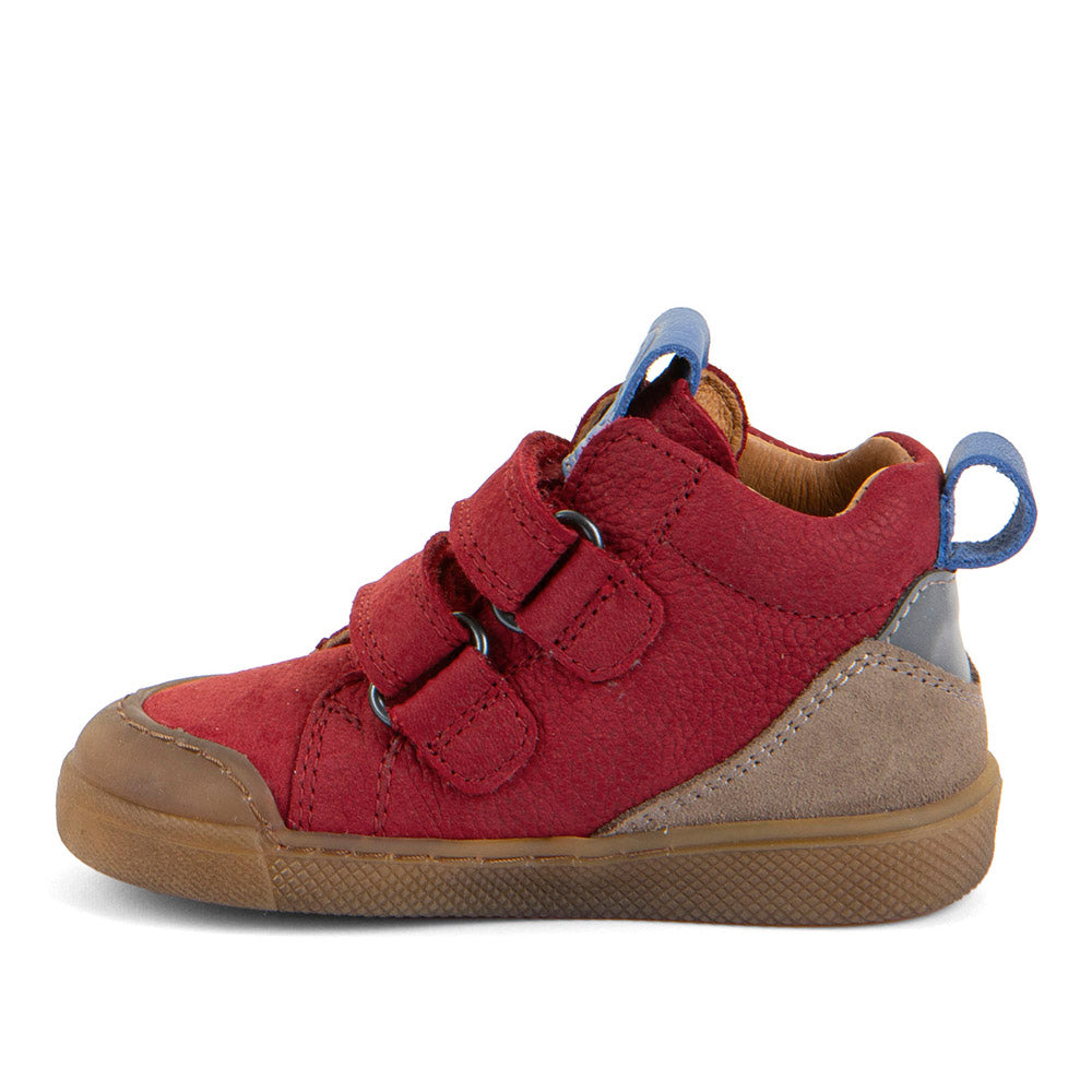 Rosario Red Leather Hi Top Boot
