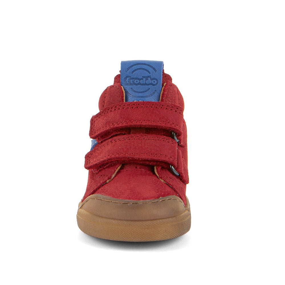 Rosario Red Leather Hi Top Boot