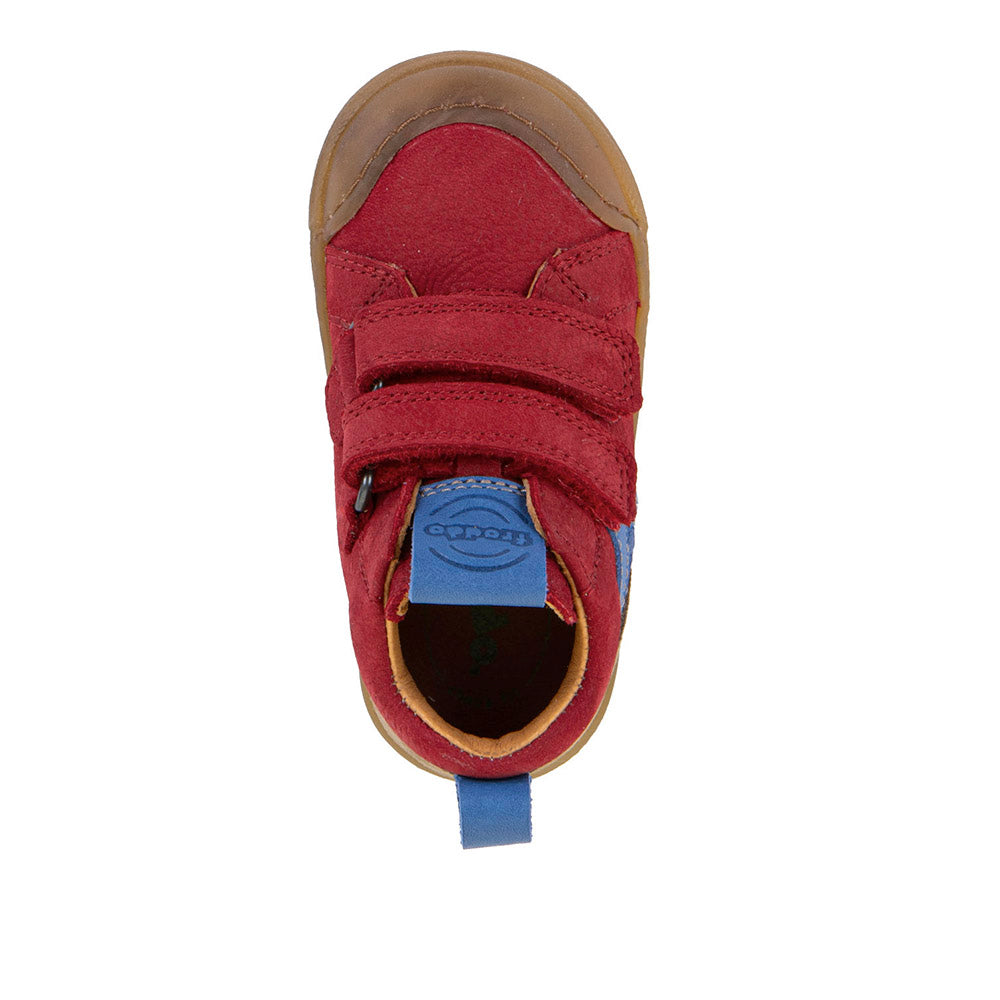 Rosario Red Leather Hi Top Boot