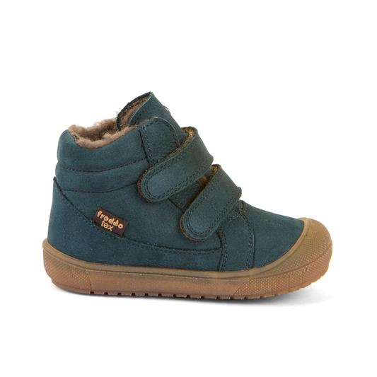 Ollie Wool Tex Waterproof Warm Lined Petroleum Nubuk Leather First Walking Boot