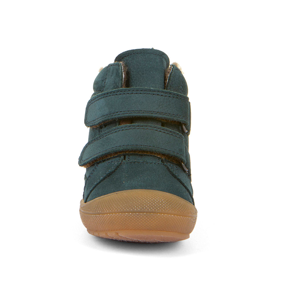 Ollie Wool Tex Waterproof Warm Lined Petroleum Nubuk Leather First Walking Boot