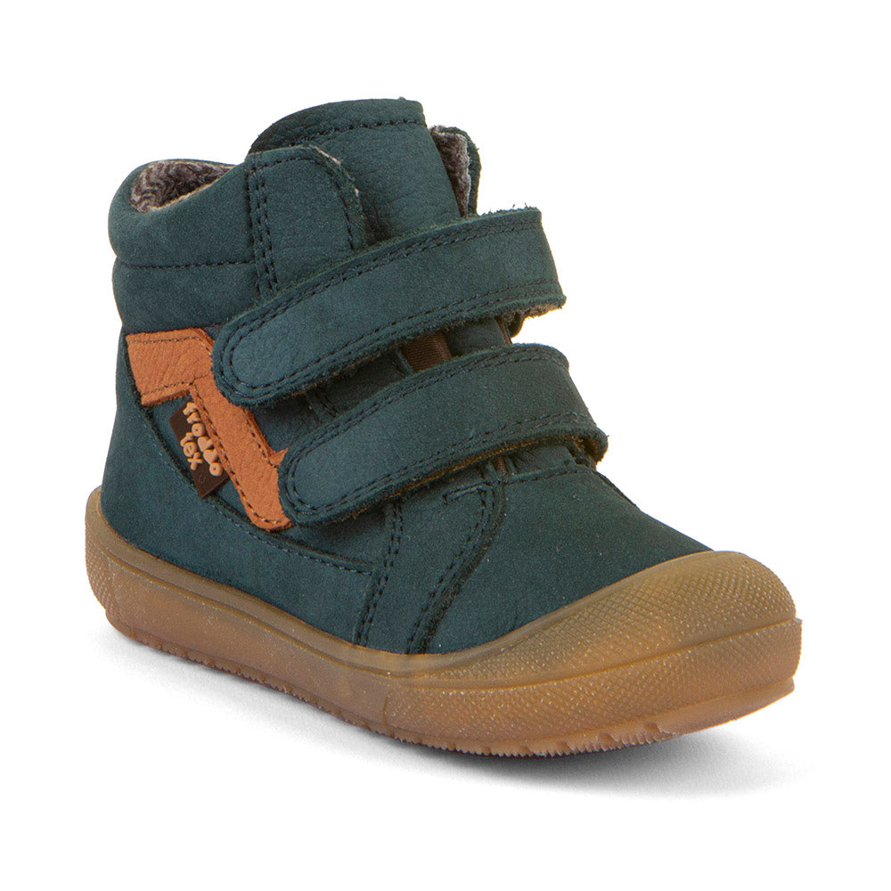 Ollie Tex Petrol Blue Nubuk Leather Waterproof First Walking Boot