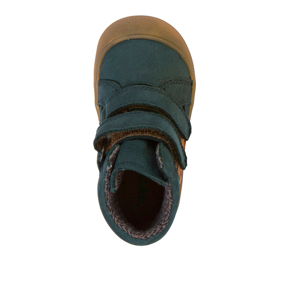 Ollie Tex Petrol Blue Nubuk Leather Waterproof First Walking Boot