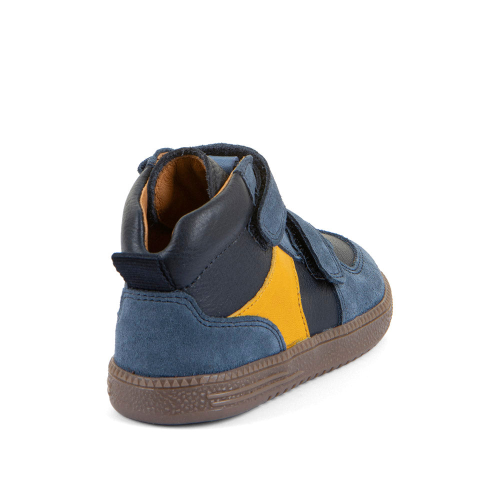 Barefoot Loop High Top Dark Blue Nubuck Boot