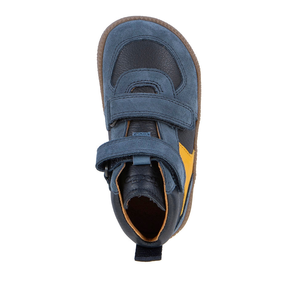 Barefoot Loop High Top Dark Blue Nubuck Boot