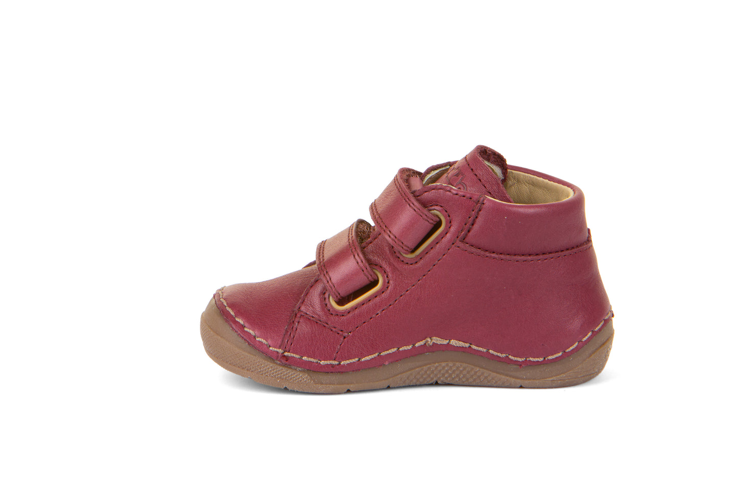 Paix Velcro First Walking Boot in Bordeaux