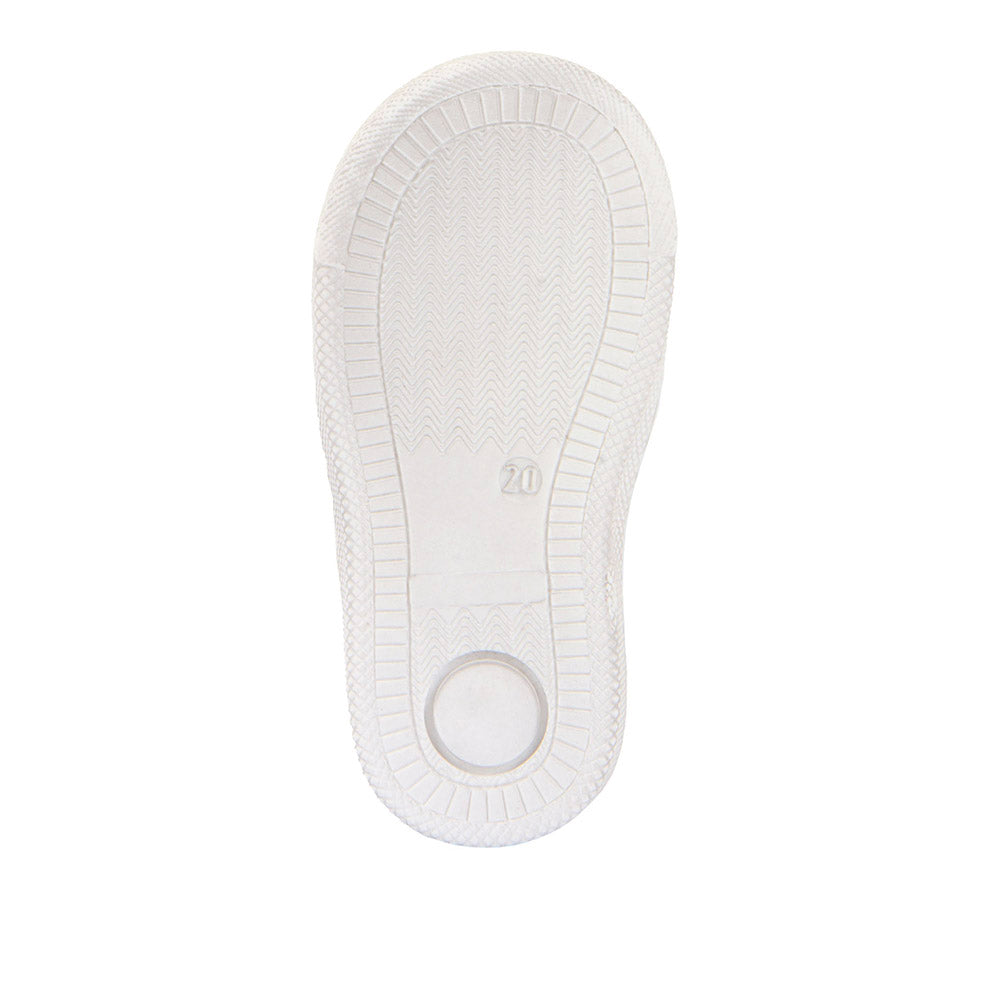 Rosario Dinosaur Print Leather First Walking Shoe