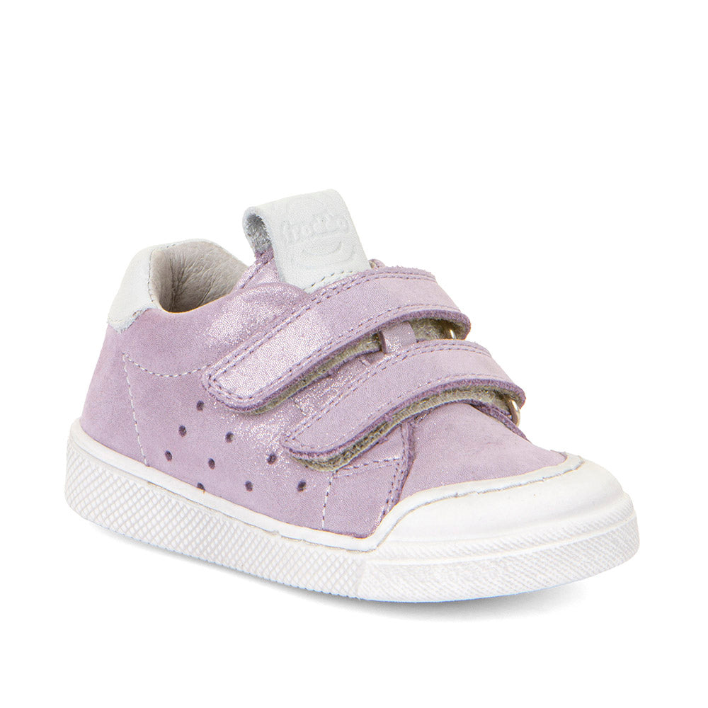 Rosario Lavender Shine Leather First Walking Shoe