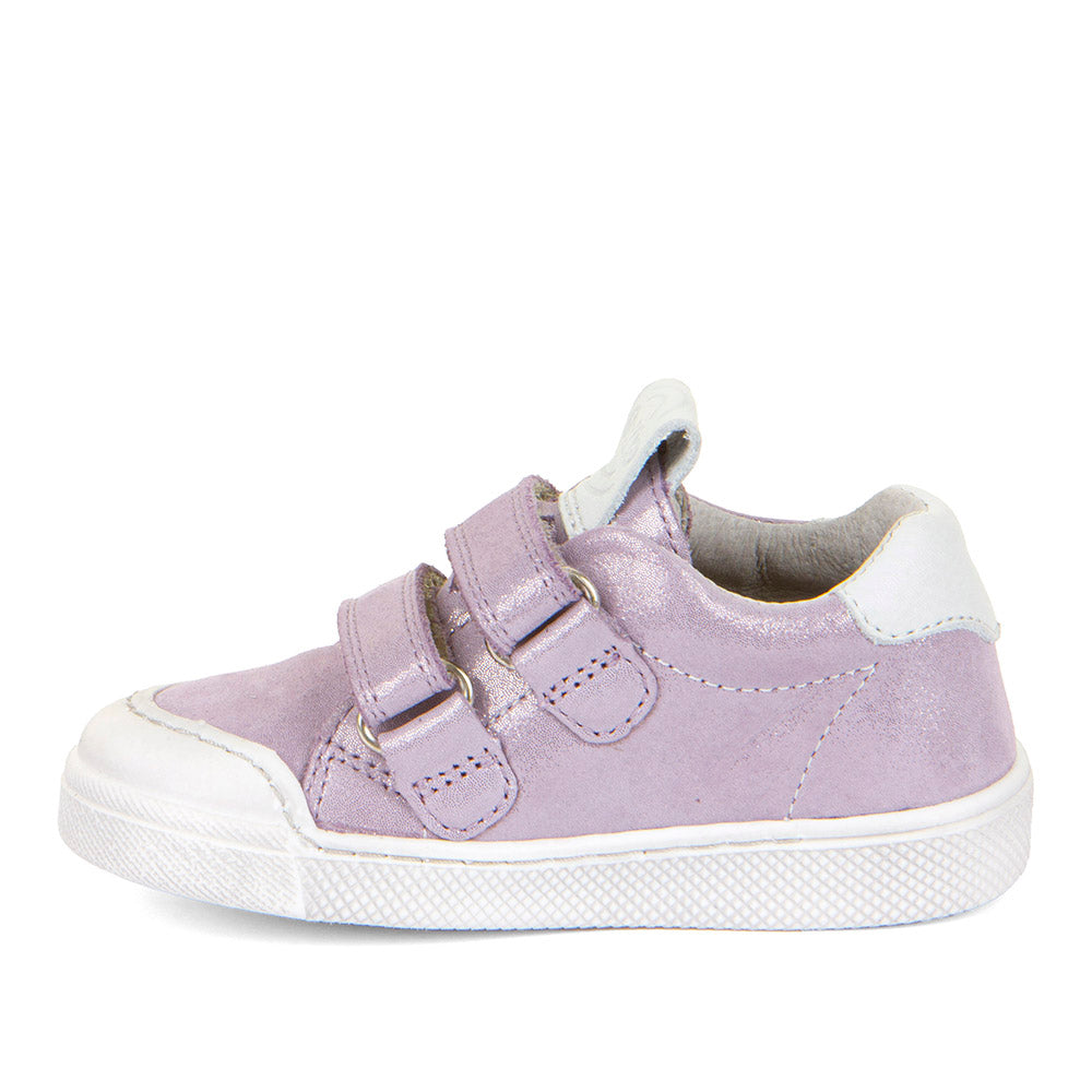 Rosario Lavender Shine Leather First Walking Shoe