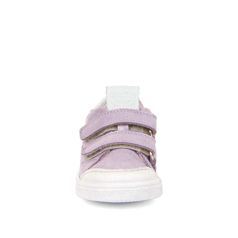 Rosario Lavender Shine Leather First Walking Shoe